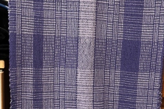 Diana’s Log Cabin Interrupted silk noil shawl 
